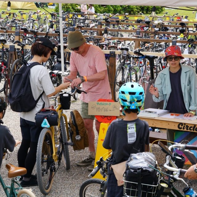 【BIKE to 森、道、市場】過去最多の自転車来場者数を記録したサイクルクローク運営について